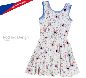 Dievčenské letné šaty ROCKINO veľ. 116,122,128,134 vzor 8682