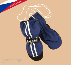 Softshellové rukavice ROCKINO vel. 3,4 vzor 6322 modré