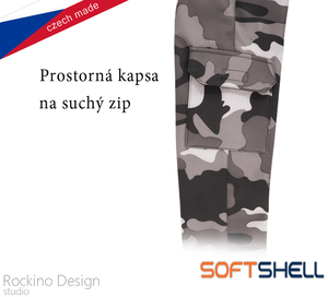 Softshellové nohavice ROCKINO - Hustey veľ. 110,116,122,128 vzor 8700 - sivé