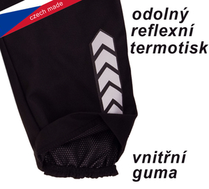 Detské softshellové zateplené nohavice ROCKINO veľ. 116,122 vzor 8591 - čierne