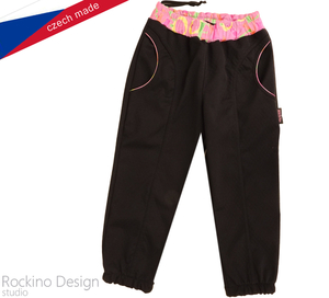 Dětské softshellové kalhoty ROCKINO vel. 92,98,104 vzor 8959
